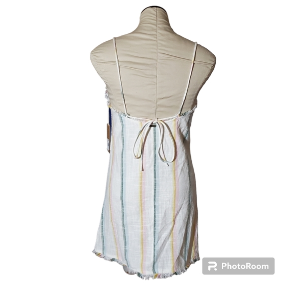 Billabong x The Salty Blonde Sunny Stripes Slip Dress Size S - Picture 5 of 10
